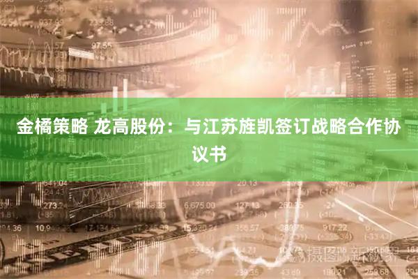 金橘策略 龙高股份：与江苏旌凯签订战略合作协议书