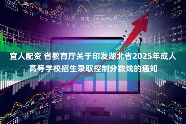 宜人配资 省教育厅关于印发湖北省2025年成人高等学校招生录取控制分数线的通知